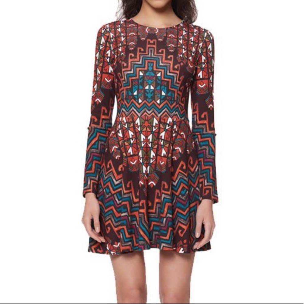 Mara Hoffman Aztec Ponte Dress